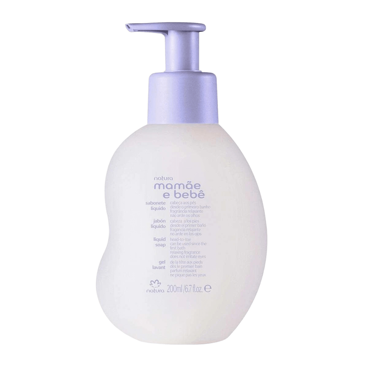Natura Mamae Bebe Sabonete Liquido Roxinho 200ML